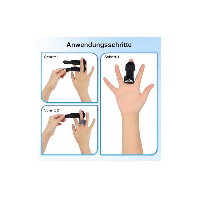 supregear Finger Splints, Pack of 2 Adjustable Finger Support, Comfortable