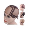 4X4 Inch U Part Swiss Lace Wig Cap for Making
