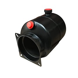 Steel Tank Suitable for Flowfit 110V, 240V and 415V AC Power Unit, Neck Size 123mm, Horizontal or Vertical (1.5 Litre Capacity)