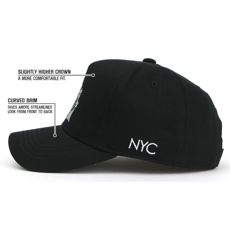 FLIPPER NYC New York Statue of Liberty Embroidered Cap, Men's,