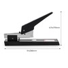 M&G Heavy Duty Stapler with 1000 Staples, 100 Sheet High