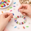 100PCS Mini Acrylic Wavy Spacers, Wavy Spacers for Beaded Pens,