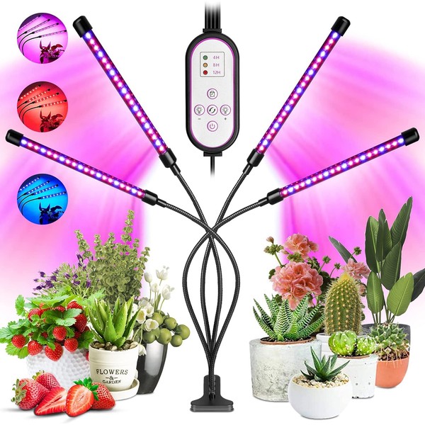 Garpsen Plant Lamp, 80 LEDs Full Spectrum LED Plant Grow