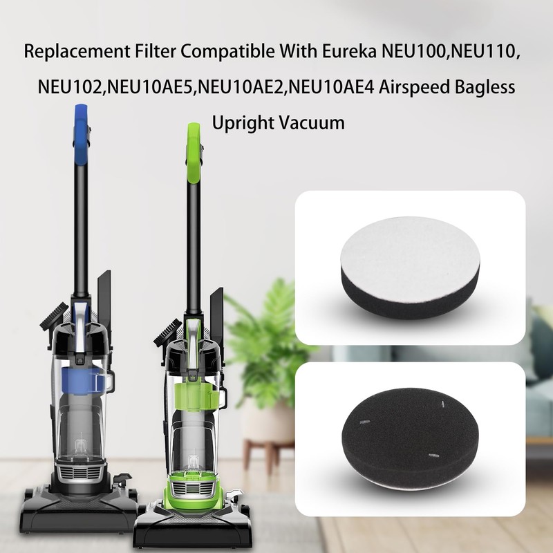 Replacement Filter Compatible with Eureka NEU10AE5 NEU110 Airspeed Plus Compact
