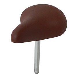 Bicycle Saddle Soft Saddle with Post Brown 10712