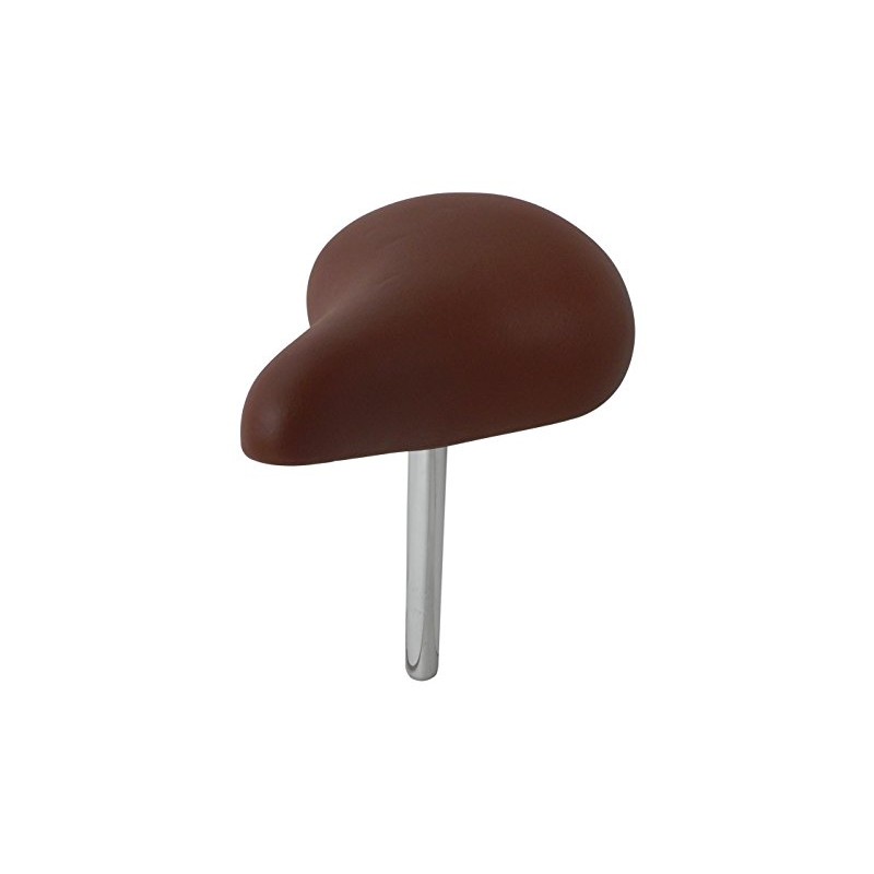 Bicycle Saddle Soft Saddle with Post Brown 10712