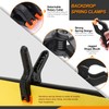 Rustark 22Pcs Backdrop Clips Clamps Elastic Photo Clips Holder Clips