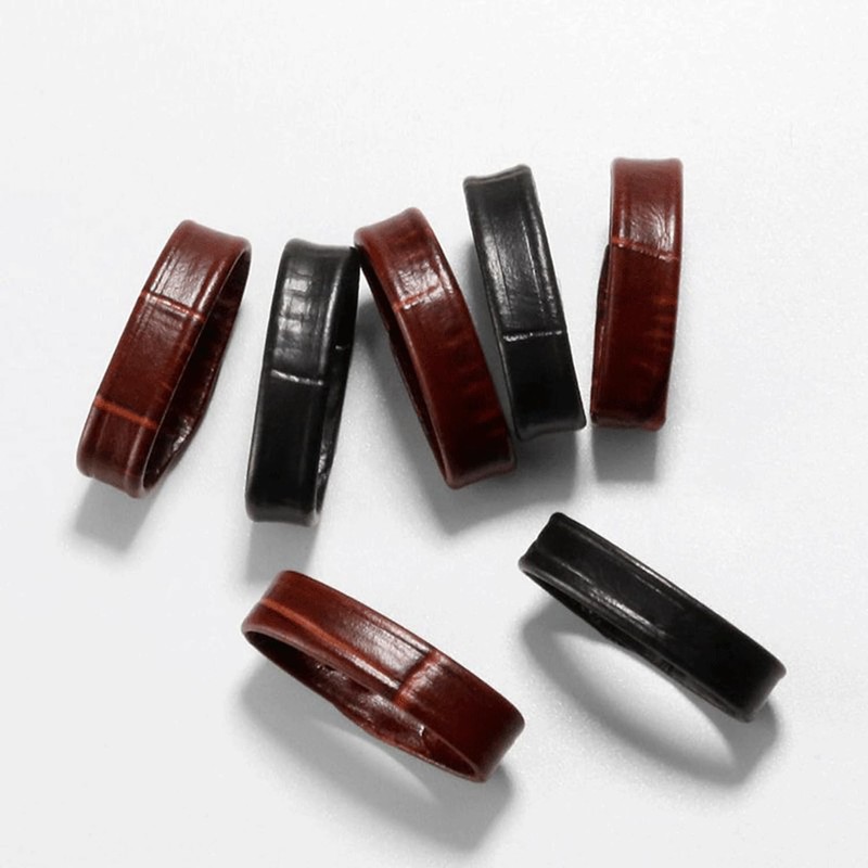 [Jumpsunfun] Watch Band Leather Loop Keeper Genuine Leather Watch Band