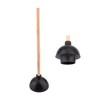 Rubber Toilet Plunger 24 PCS, Double Thrust Force Cup, Heavy