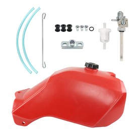 waltyotur Plastic Fuel Tank With Cap FT49300R 17520HC4010ZA Replacement for 1988-1992 Honda FourTrax 300 TRX300