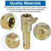 New Upgraded PTO Extender Adaptor for Tractor, Female 1 3/8