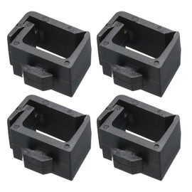 MECCANIXITY 4Pcs Single Slot Flat Cable Clamp 8, 13.5mm Mount Slot Width Wire Holder ABS for 30 Series European Standard Aluminum Extrusion