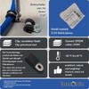 Lumonic 10 x 5 mm pipe clamps with rubber insert,