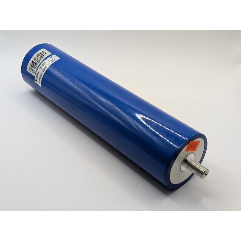 Yinglong Single Lithium Battery 55Ah/2.3V, Lithium Titanate Oxide LTO-66260-55Ah Yinglong