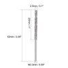 sourcing map 2.5mm Diamond Twist Drill Bits High Speed Steel