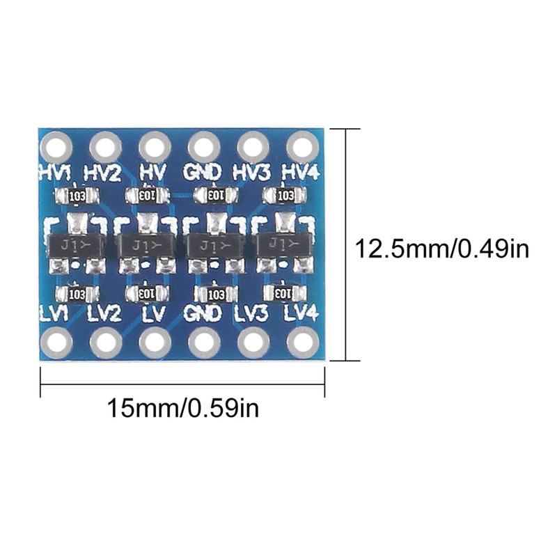 AOICRIE Electronic Components 5V To 3V IIC UART SPI Storey
