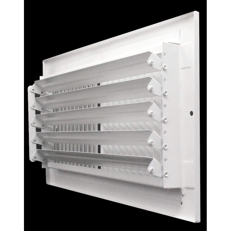 16" X 8" 2-Way-Vertical AIR SUPPLY GRILLE - VENT COVER