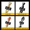KSOPUERT Twist Drill Depth Stop Collar Set Includes 8 Adjustable