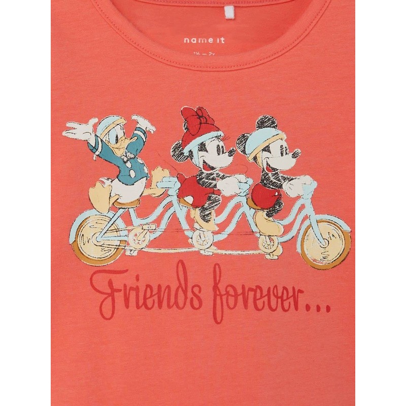 NAME IT Baby Girls' Nmfannlisa Minnie Night Set Wdi Pyjamas,