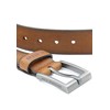 Red Bridge Men's Genuine Leather Belt Scratched Honeycomb, brown