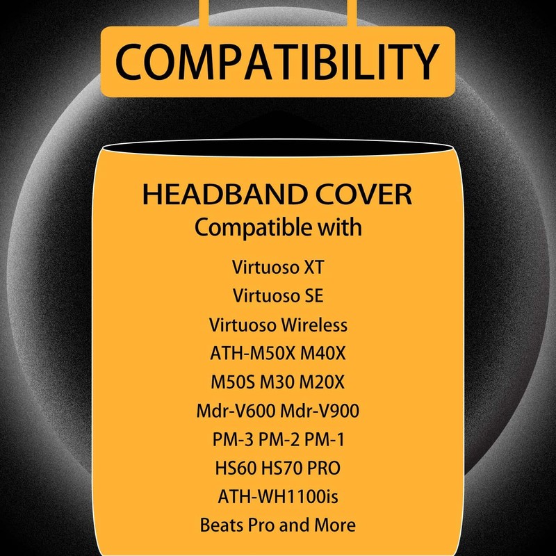 CCRE Headphones Headband Cover Replacement for Virtuoso XT, SE, Wireless,