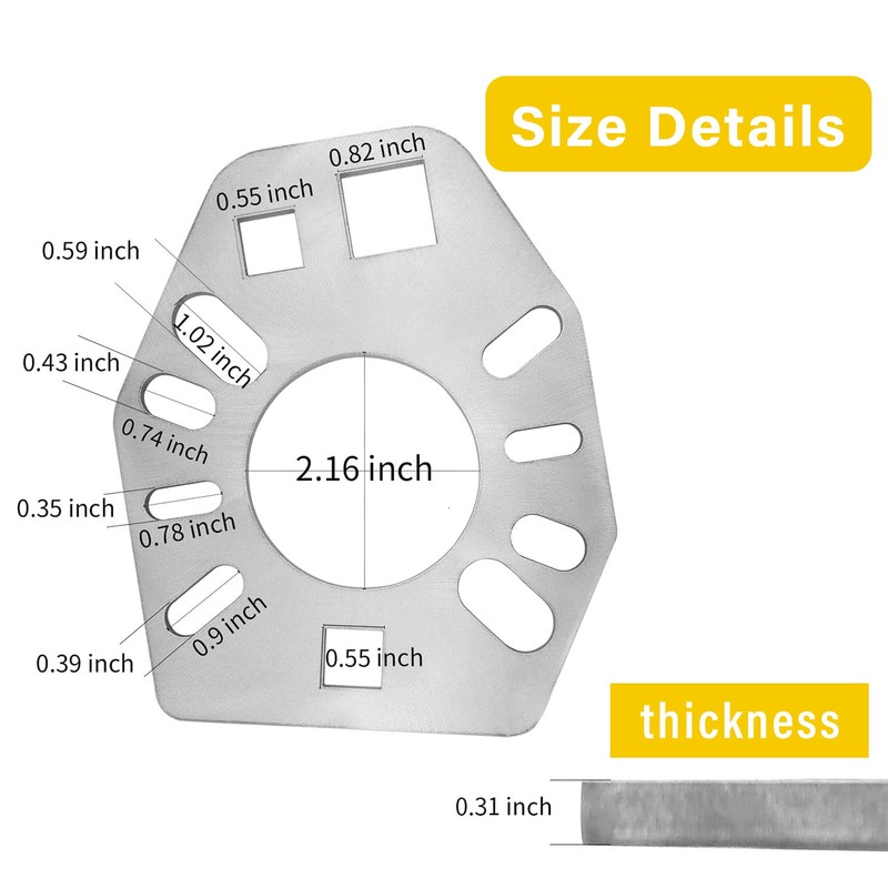 YANWEN Pinion Yoke Wrench Tool -Stainless Steel Extra Strength Puller
