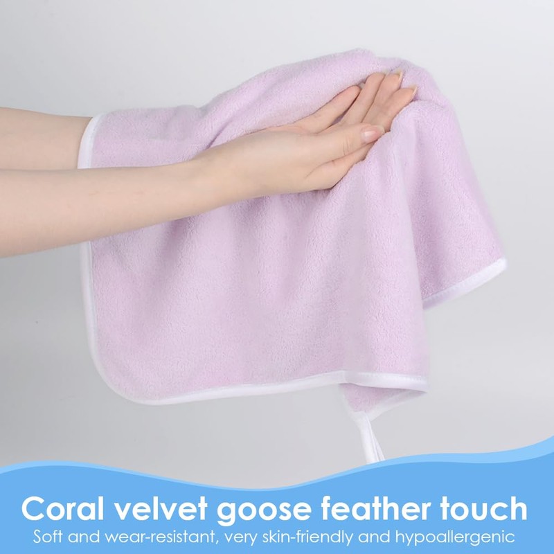 VIVOTE 4 Pack Microfiber Hand Towel, Super Soft Absorbent Hand