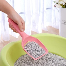 Baost 1Pc Plastic Cat Litter Scoop Pet Care Sand Waste Scooper Shovel Hollow Litter Scoop Shovel Deep Scoop Shovel Reptile Litter Cleaner Scoop for Sifting Kitty Cats Litter Small Hole#Random