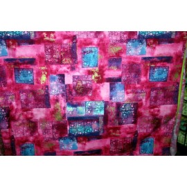 Robert Kaufman CHASING RAINBOW SQUARES FROM ROBERT KAUFMAN - 100 % COTTON FABRIC