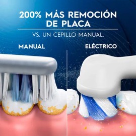 Cepillo de Dientes Eléctrico, Oral B PRO Series 2, Cabezal Redondo Advanced Clean, Negro