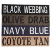 Custom Uniform Name Tapes, Webbing Colors, Different Font Styles Available