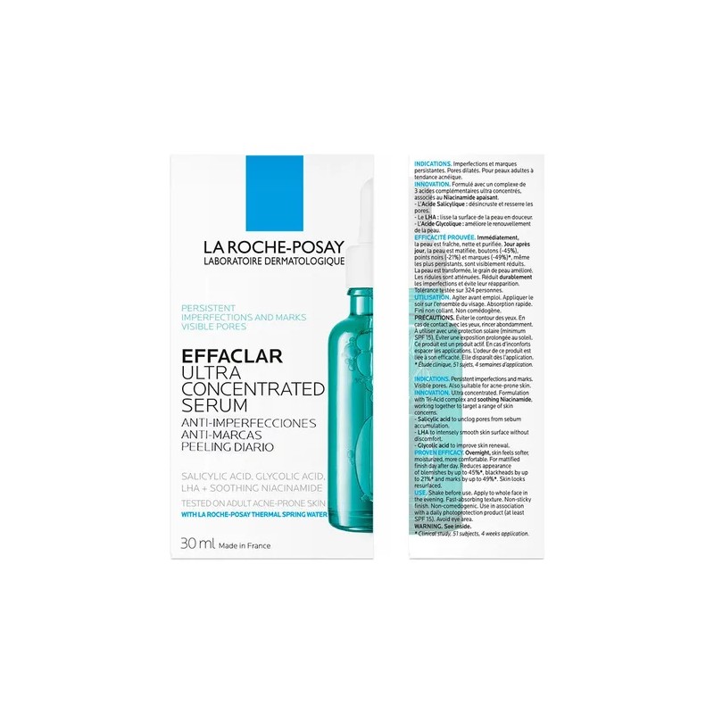Sérum Ultra Concentrado Effaclar Momento De Aplicación Día/noche Tipo De