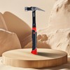 Meiwaltee 20 oz Heavy Duty One-piece Forged Hammer, Straight Claw