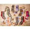 Foozys Unisex Crew Socks | Canine/Dog Collection | Collie, Multicolor