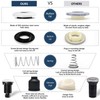 Garbage Disposal Air Switch Kit Single Outlet Sink Top Waste