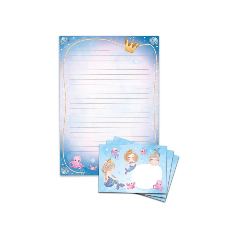 Writing Paper Set Letter Pad with Envelope for Boys Girls