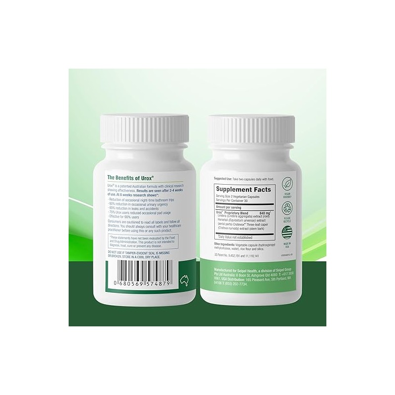 Seipel Group Urox (Bladder Control) 60c