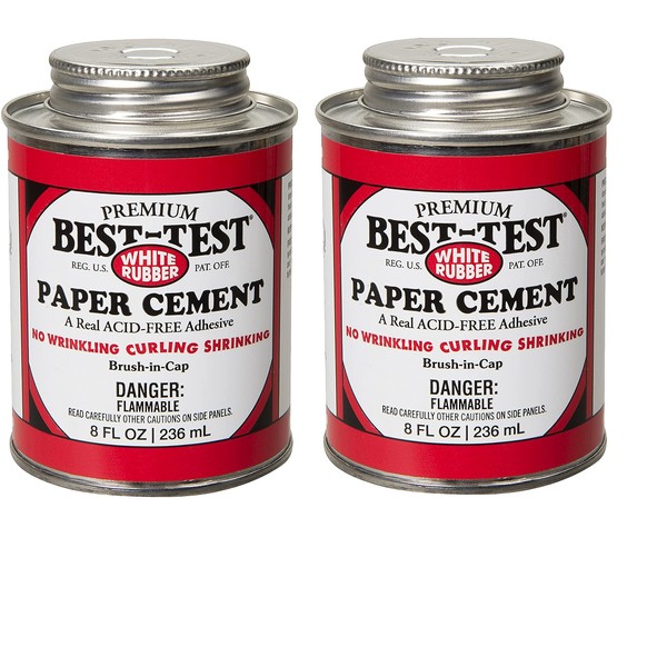 Best-Test Premium Paper Cement 8OZ Can (139) (Twо Расk)