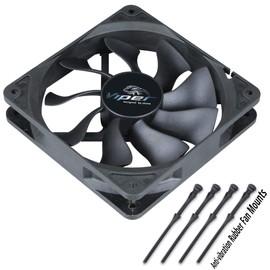 Akasa AK-FN065 120 mm Viper Black Edition High Performance PWM Fan