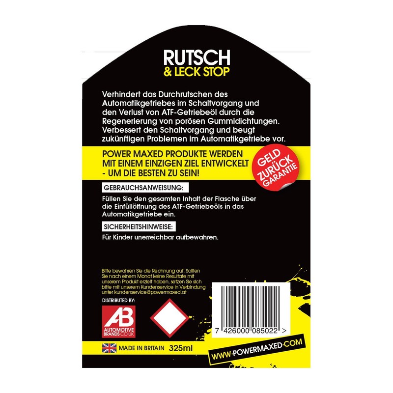 Slip & Leak Stop – Automatic Transmission Bearings