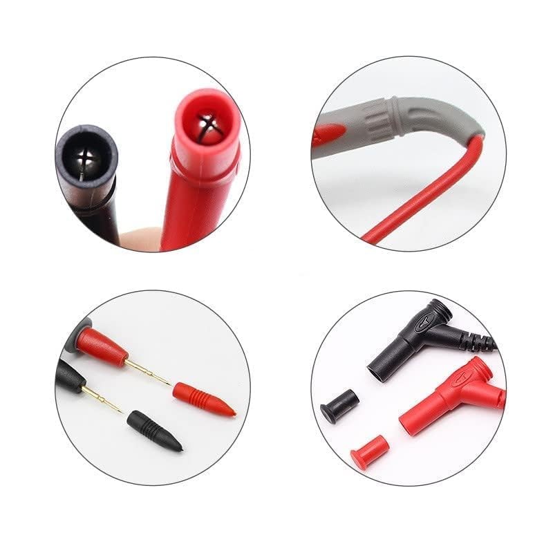 Multimeter Test Leads Banana Plug,1000V 20A Digital Multi Meter Clamp