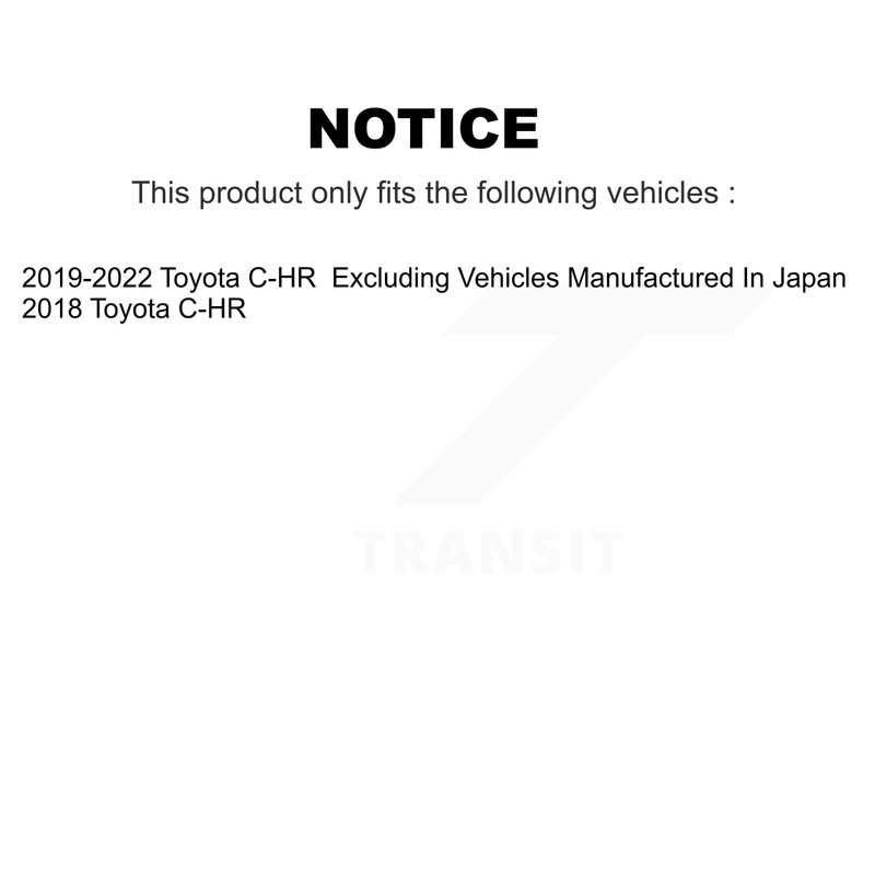 PUR Cabin Air Filter (3 Pack) Replacement For Toyota C-HR