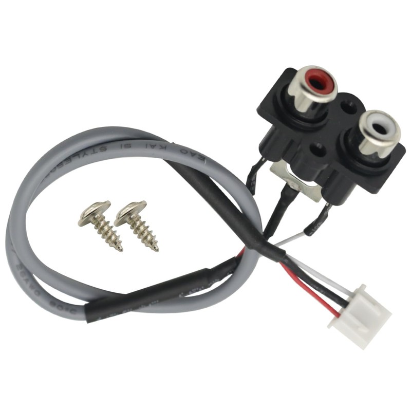 GODIYMODULES 2PCS Audio Signal Cable 2 RCA to XH2.54MM-3PIN Audio