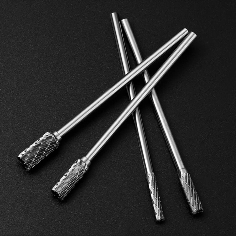 Luo ke 75mm Extra Long Carbide Burr Sets, 1/8 Inch