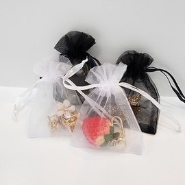 7x9.4cm packaging mesh accessories nonwoven black 100ea