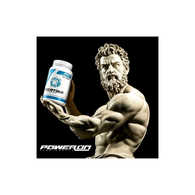 Creatina Monohidratada Power On 200 Servicios 1kg 0% Carbs