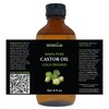 GreenIVe Castor Oil Organically Grown 100% Pure 8oz Glass Bottle