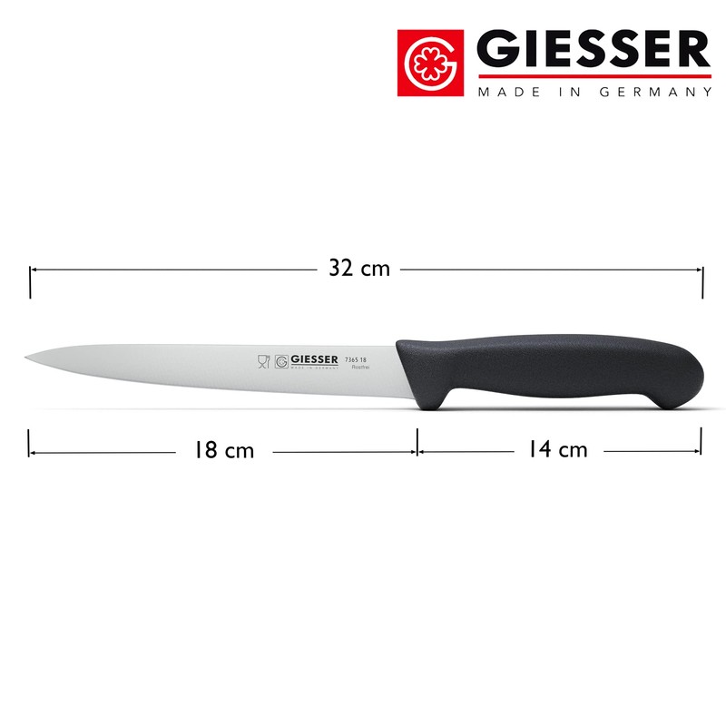 Giesser seit 1776 - Made in Germany - Filiermesser schwarz,