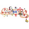 Motorized Train for Wooden Track, Remote Control Train with Magnetic