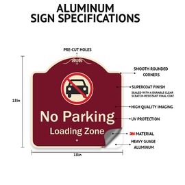 SignMission Designer Series Sign - Yield | Red & White 18" X 18" Heavy-Gauge Aluminum Architectural Sign | Protect Your Business & Municipality | Made in The USA